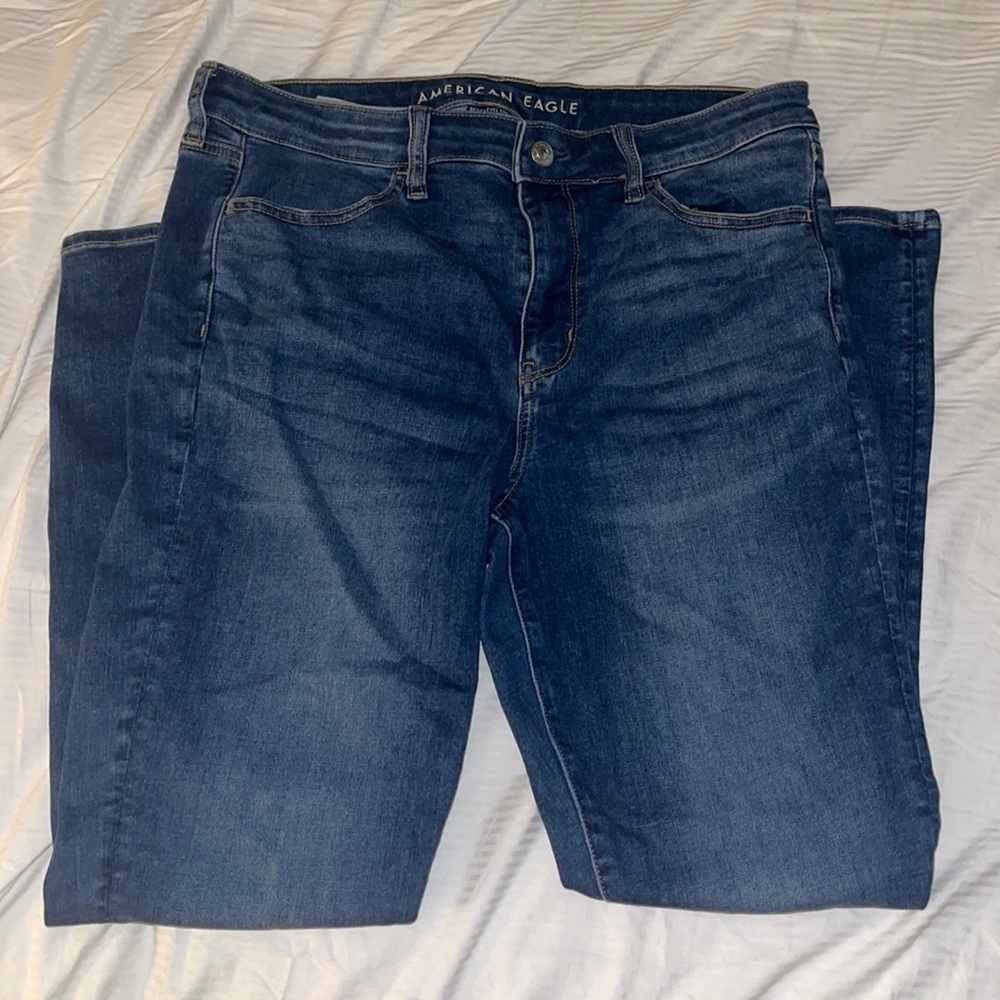 American Eagle Blue Stretch Jeans